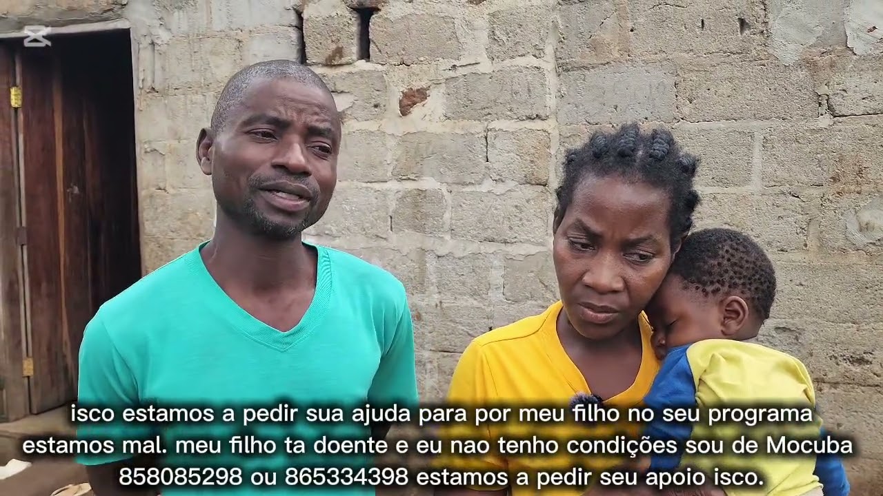 Vimos um video de uma mae a pedir nossa ajuda,  e nos amanha vamos colocar a senhora no IscoPodcast