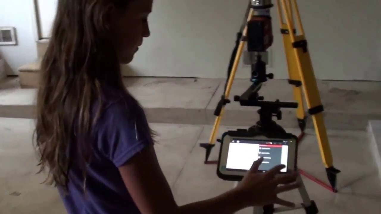 10 year old Vs. Hilti PLT 300 Total Station