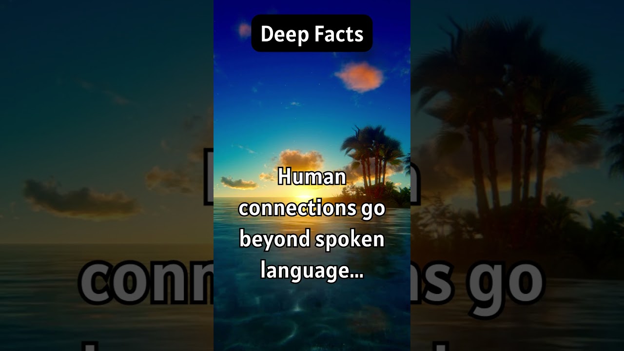 Human Connection: Beyond Words 🌐