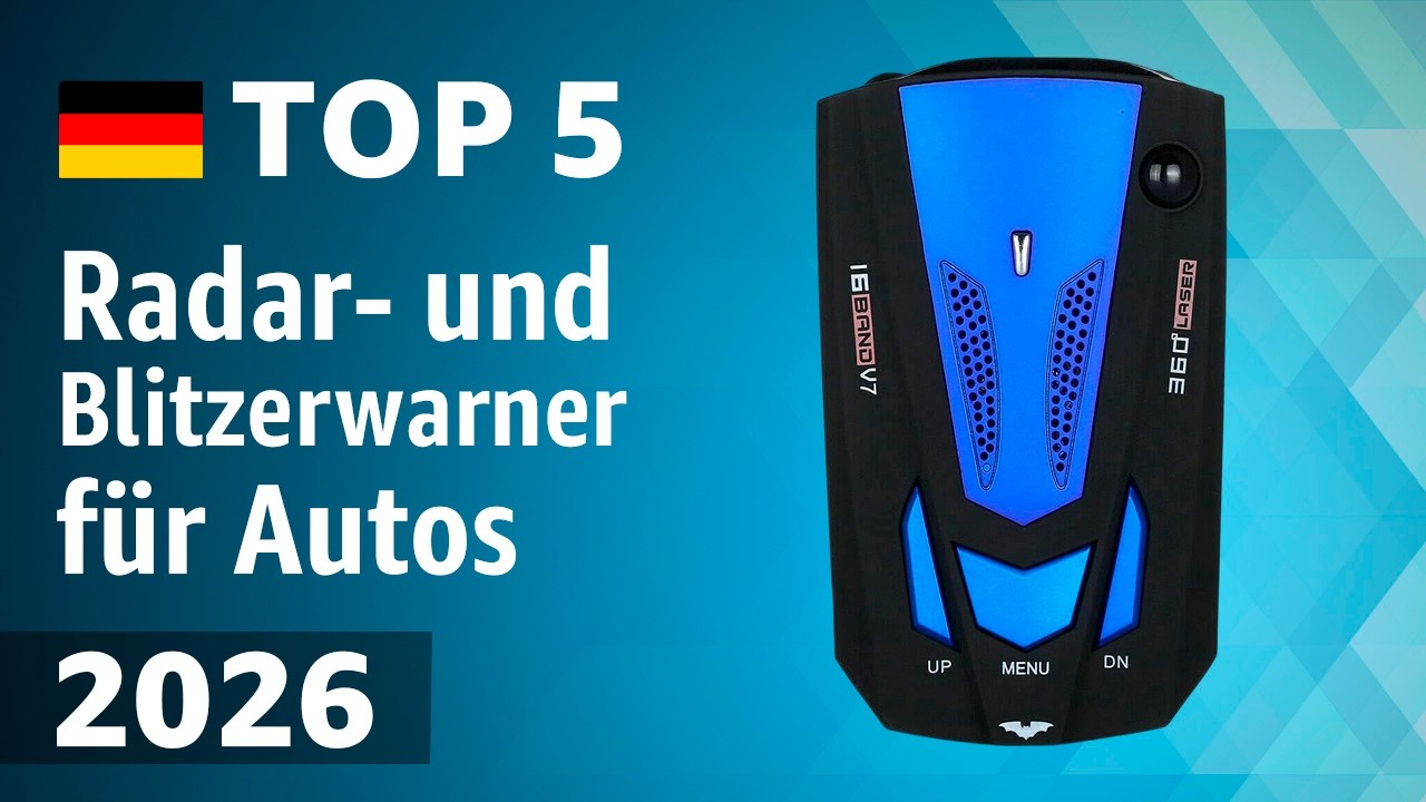 TOP—5. Beste Radar- und Blitzerwarner für Autos. Test & Vergleich 2026