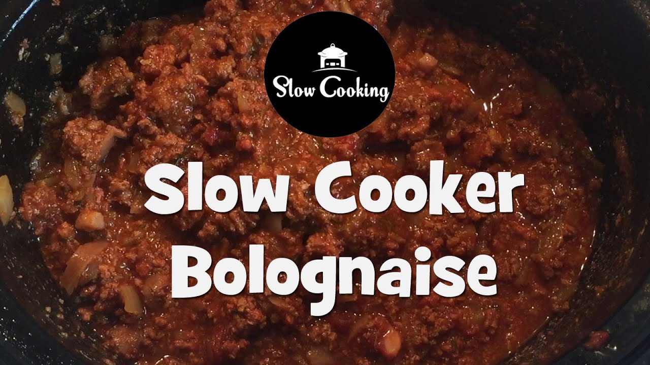 A Very Simple and Delicious Slow Cooker Bolognese