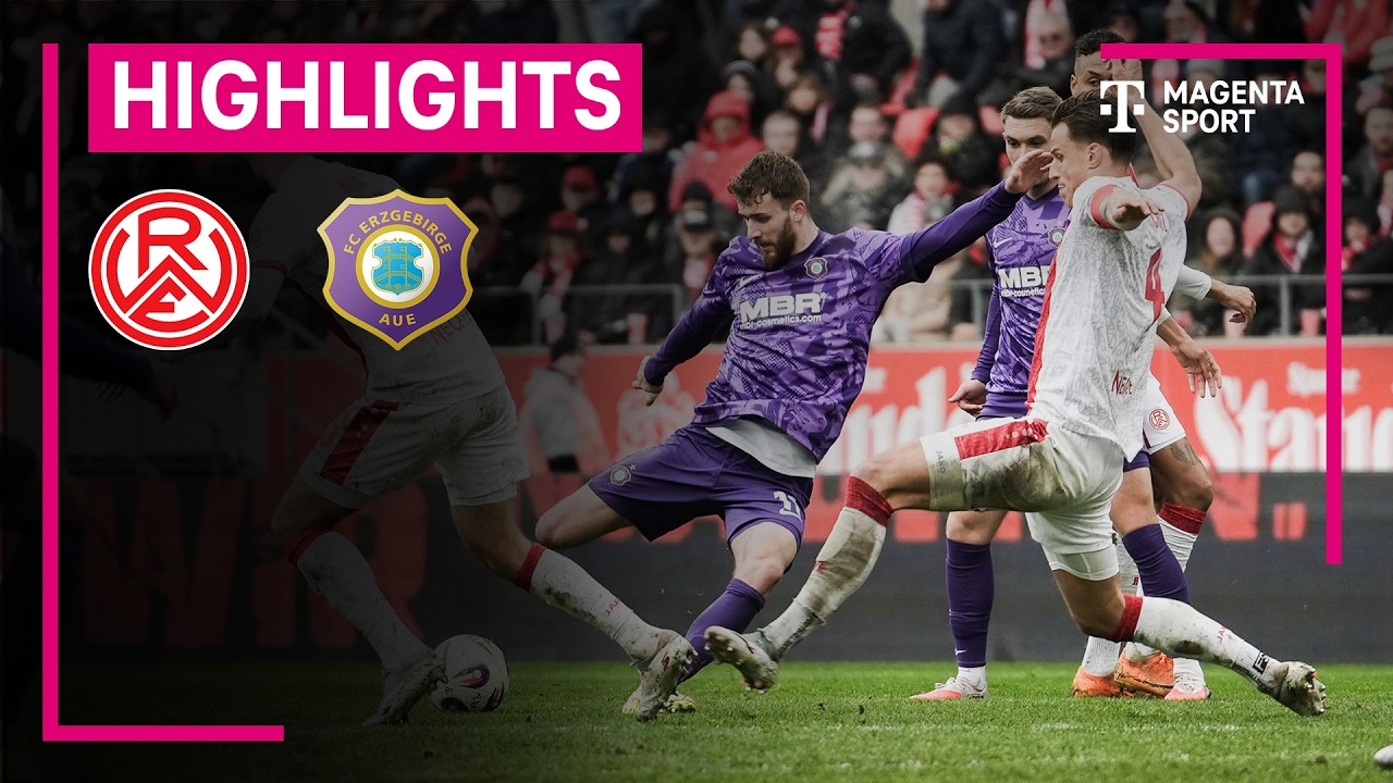 Rot-Weiss Essen - Erzgebirge Aue | Highlights 3. Liga | MAGENTA SPORT
