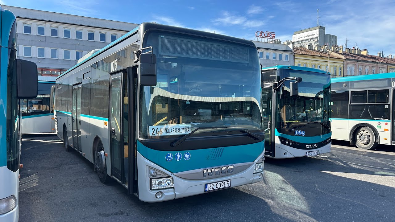 [OBJAZD] Linia 246. Rzesz&oacute;w D.A. ➡️ Wola Rafałowska Szkoła (Iveco Crossway 10.8LE City ex. Warbus)