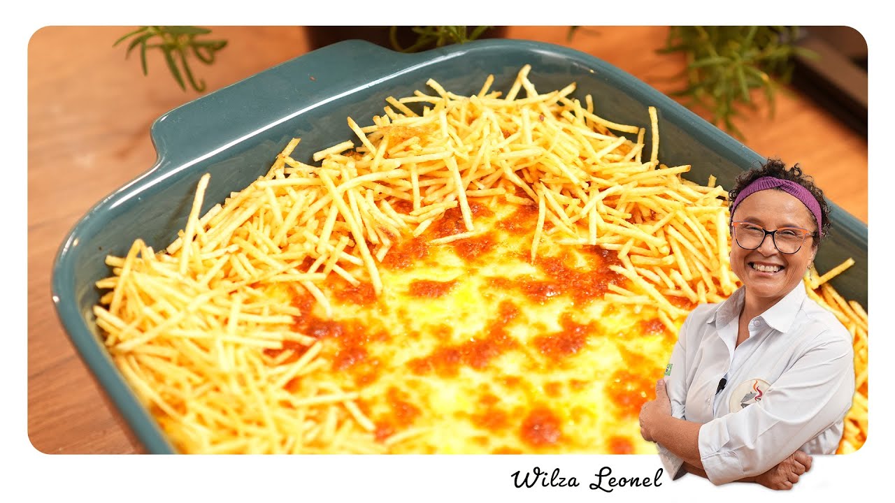 FRANGO COM CREME DE MILHO GRATINADO- Wilza Leonel