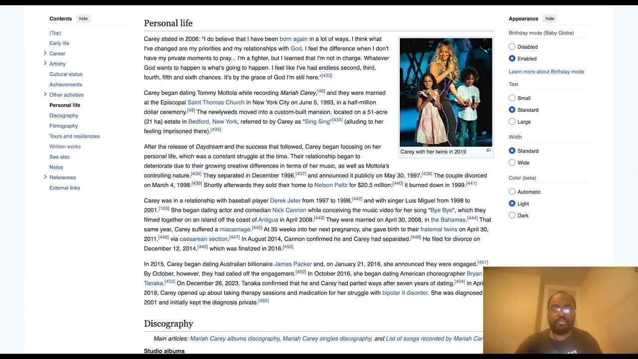 Part 2 of me reading Mariah Carey's Biography for Women's Month and reviewing the Barbie Doll