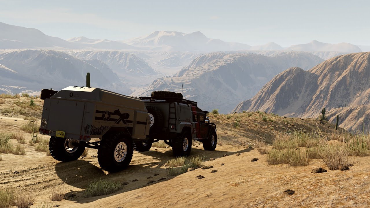 BeamNG - Axle Valley in H1 Alpha w/ a Patriot X1H