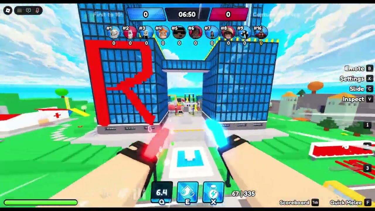 DOMINATING WITH THE OP SNIPER in hypershot (roblox)