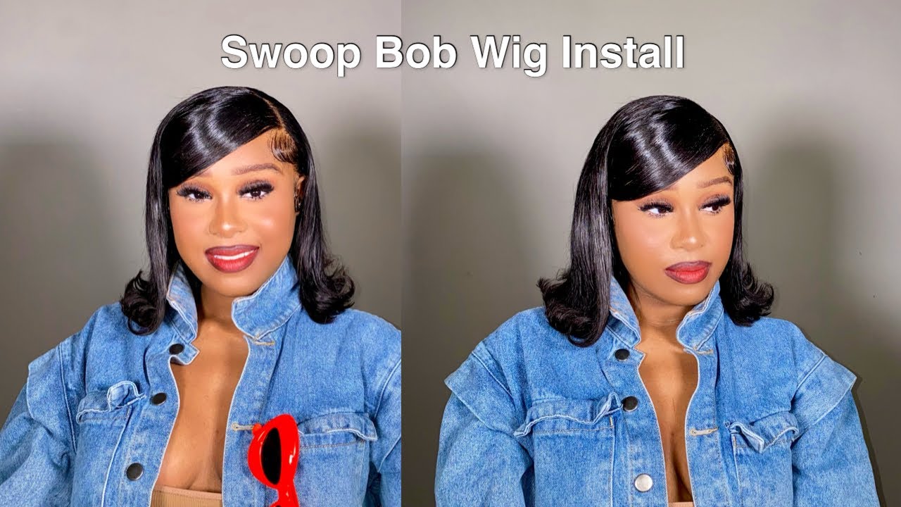 SWOOP BANG BOB W/ Flipped Ends Ft LuvWinHair