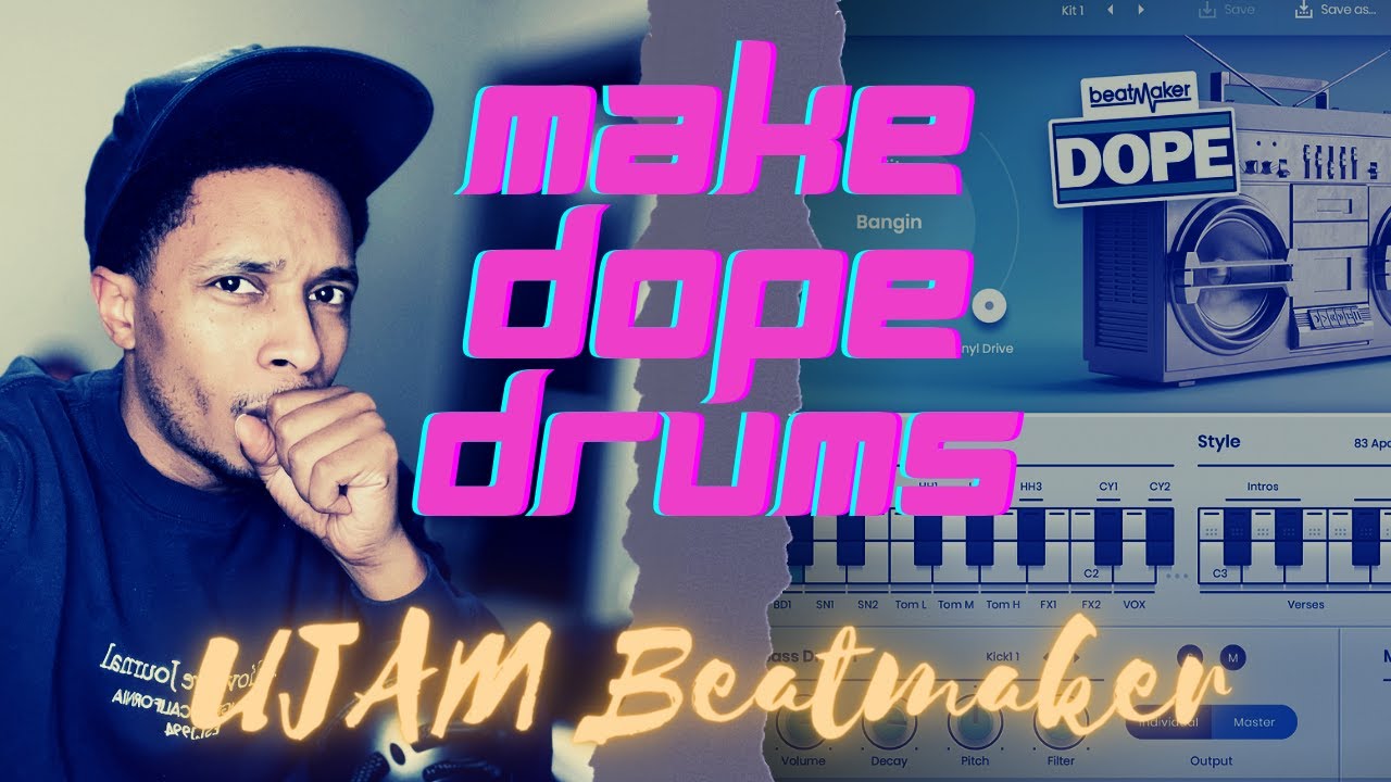 How to make dope drum patterns ujam | UJAM Beatmaker Dope
