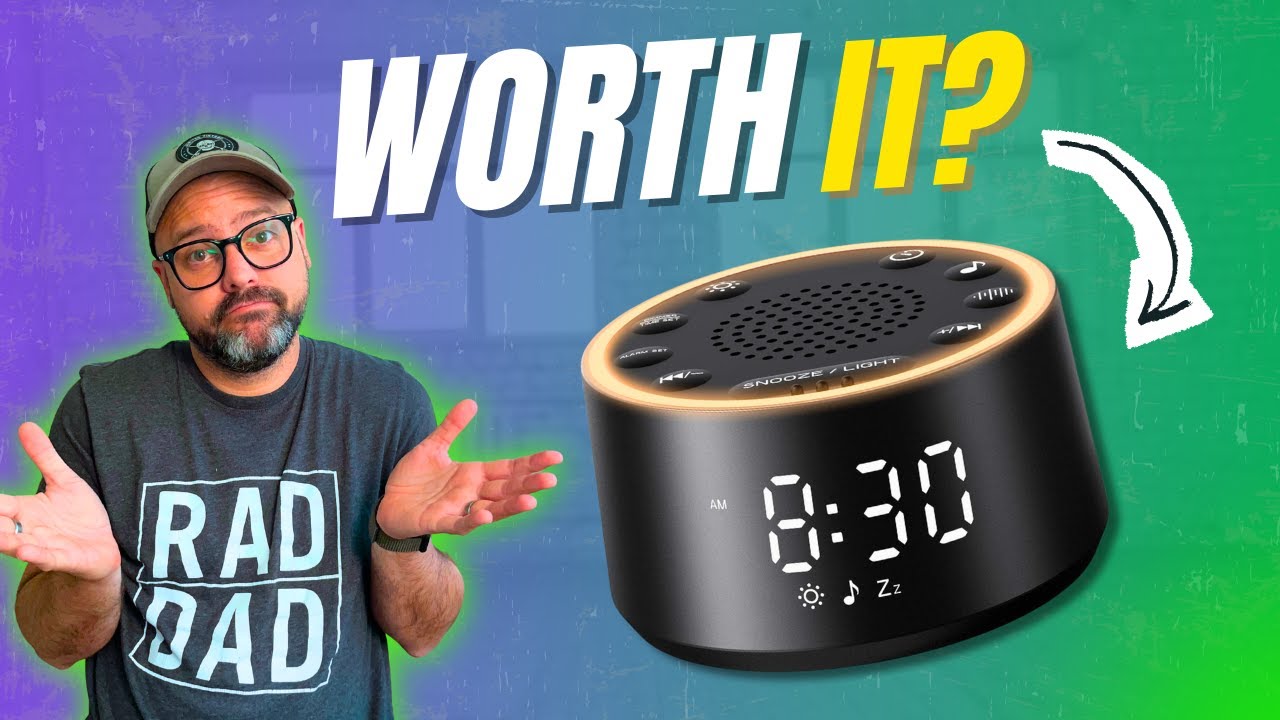 Dreamegg D1 Nova – White Noise Machine + Alarm Clock in One!