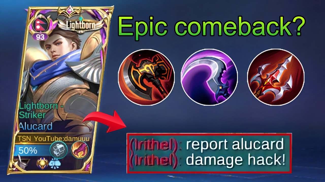 Alucard best epic comeback build!!🔥🗿(Must try)_mlbb_