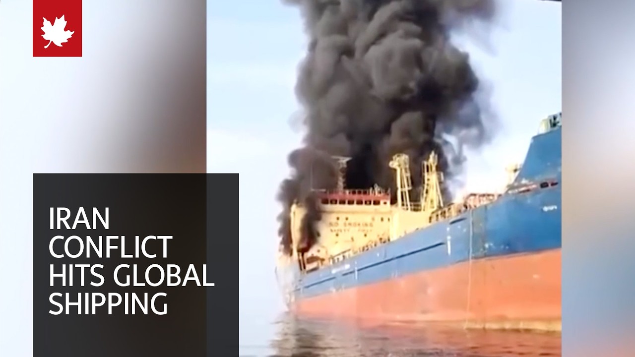 Iran conflict hits global shipping with tankers left stranded