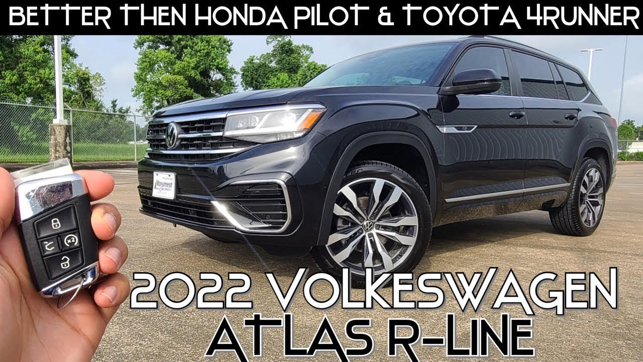 Volkswagen Atlas SEL R-Line 2022 года: начало работы и полный обзор