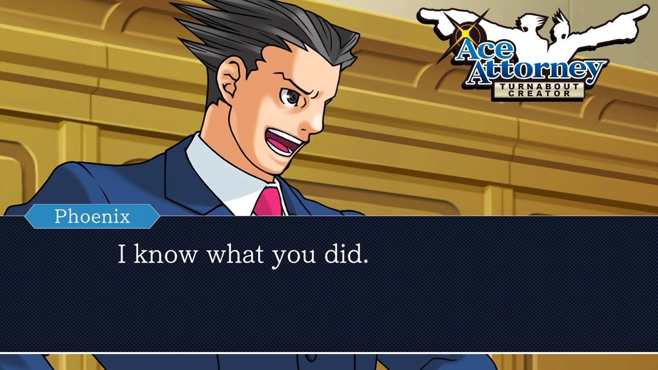Ace Attorney Turnabout Creator | UI Showcase
