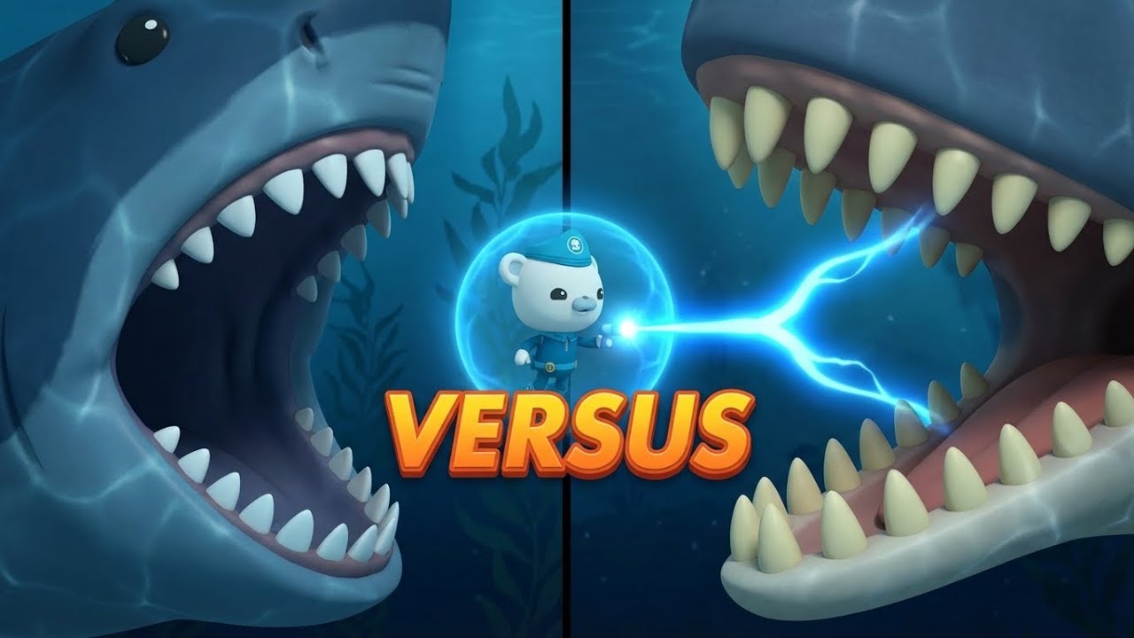 Octonauts: The Return of the Rivals! ⚔️ Megalodon vs. Livyatan Ancient Titan Battle! Creature Report