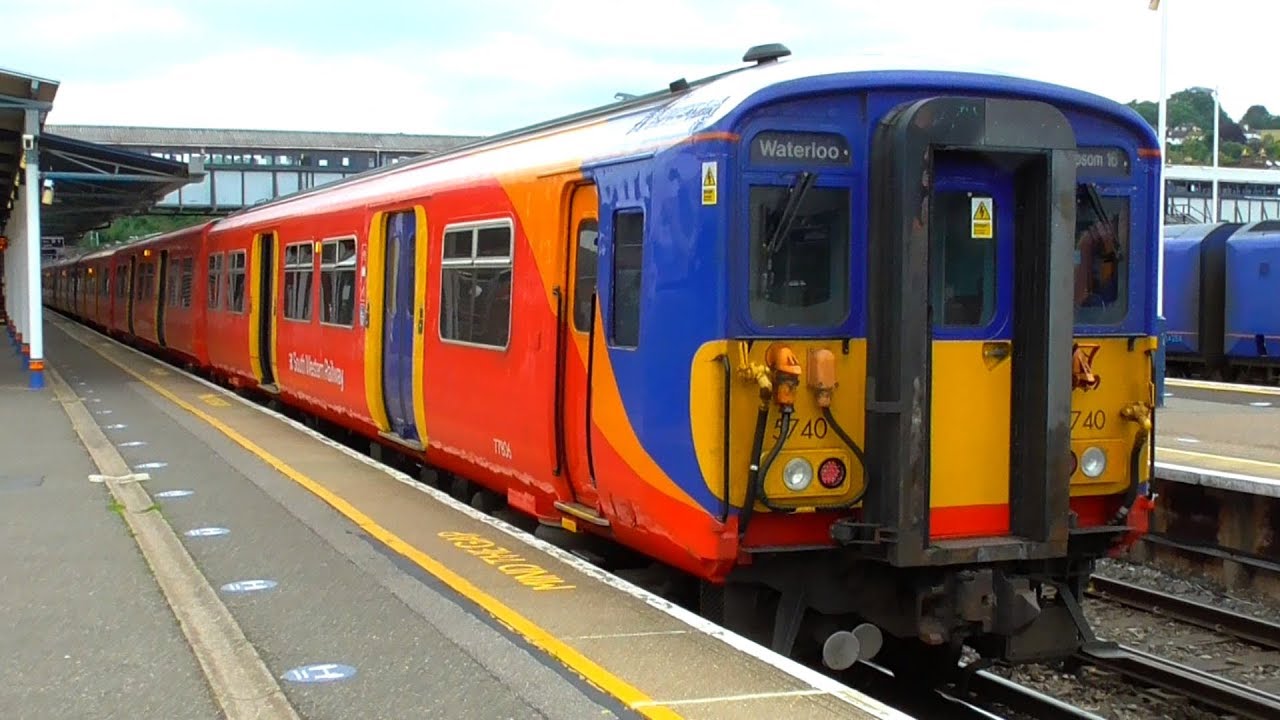 South Western Railway (SWR) Class 455 Ride: London Waterloo to Guildford (via Epsom) - 09/06/20