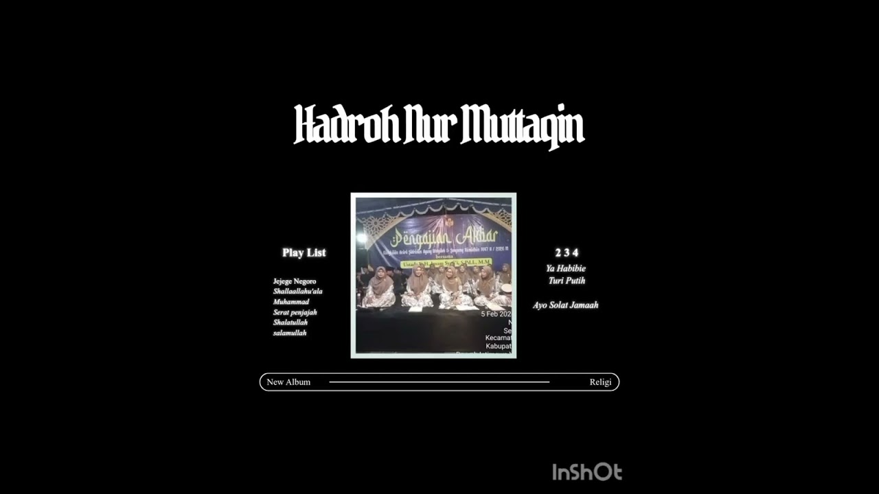Kumpulan lagu religi, Hadroh Nur Muttaqin Sembung # Sadranan Agung Wotgaleh 2026 # 