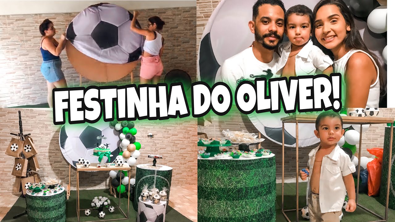 ANIVERSÁRIO DE 2 ANOS DO OLIVER DE FUTEBOL | Stefany Rago