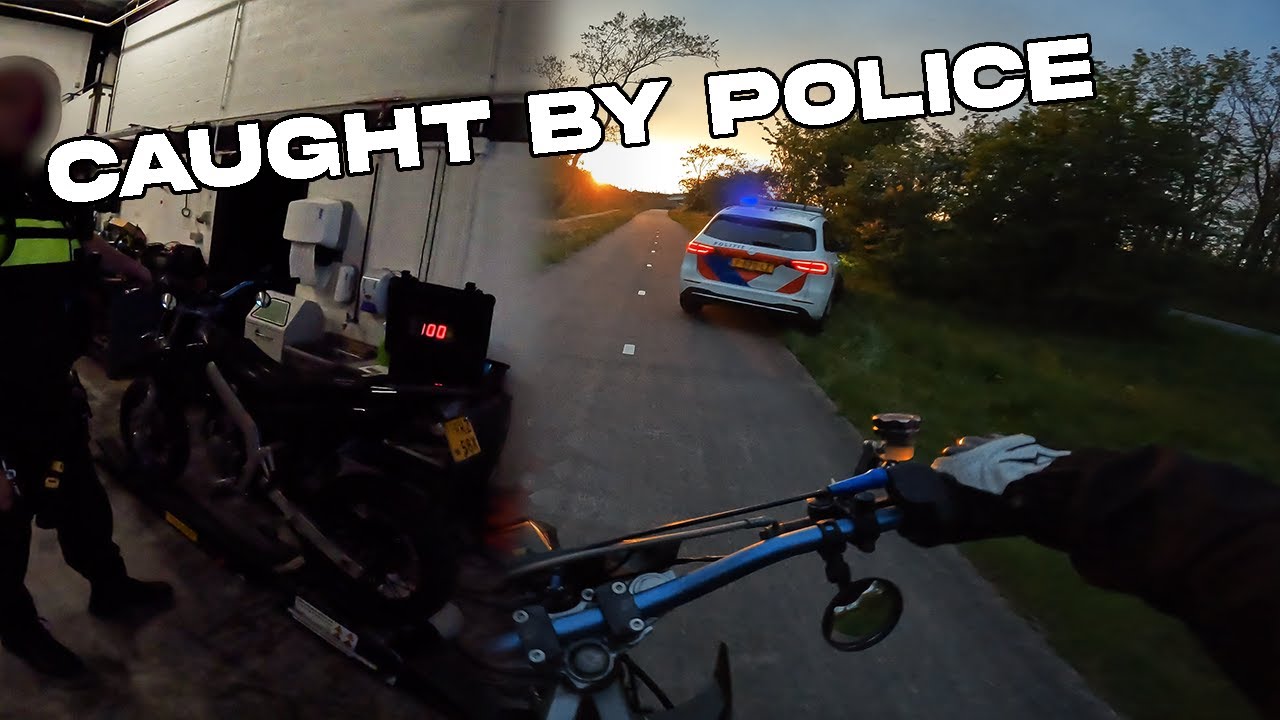 GEPAKT DOOR POLITIE | ROLLERBANK | WOK | DERBI SENDA | 78CC ITALKIT