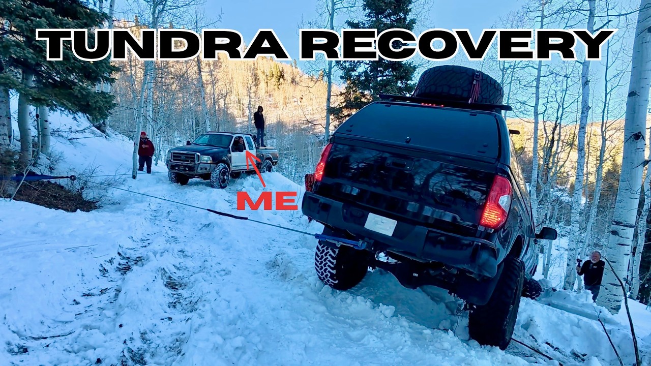 I Drove To Utah To Recover A Toyota Tundra From Deep Snow!