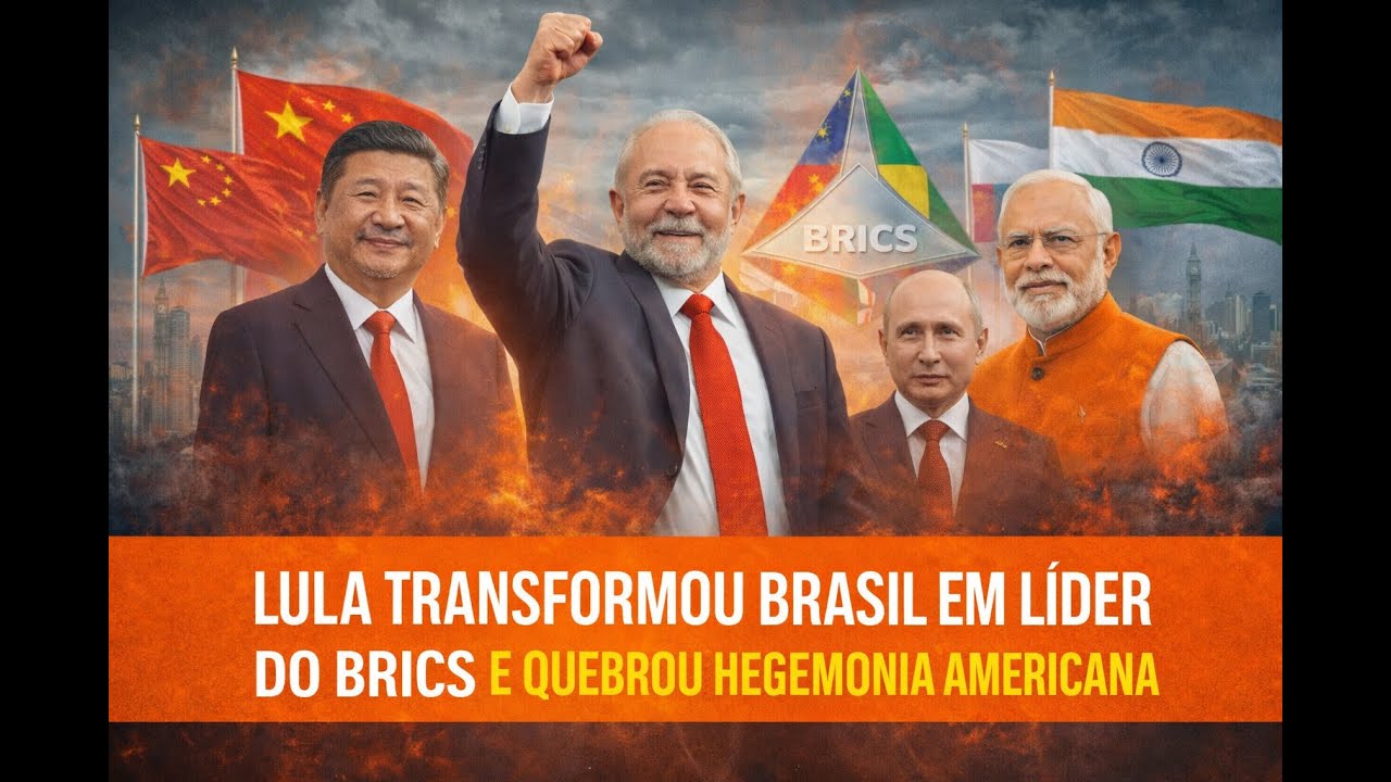 LULA TRANSFORMOU BRASIL EM LÍDER DO BRICS E QUEBROU HEGEMONIA AMERICANA