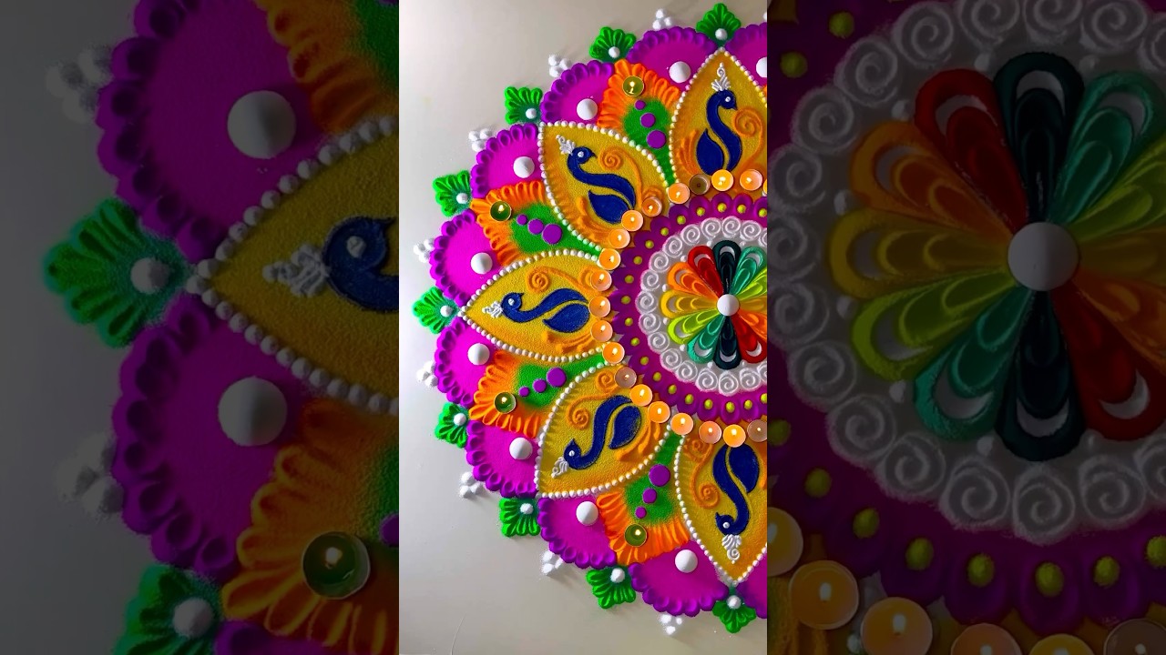 Big rangoli designs for Diwali 🪔 #bigrangoli#diwalirangoli#bigrangoliforfestival#shorts