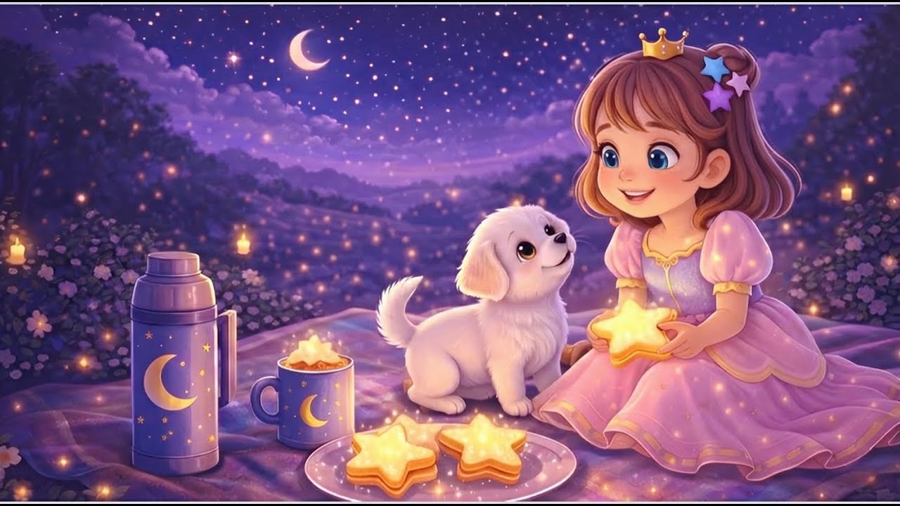 Calm Time with Nana Ep 21 🍪 Starlit Midnight Picnic | 寶寶睡眠音樂 | Gentle Sleep Music (Music Only)