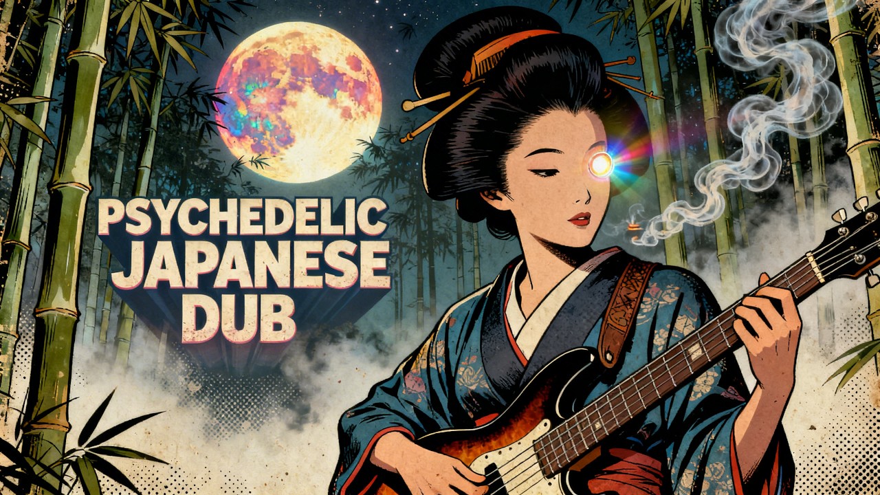 Psychedelic Japanese Dub Mix (Full AI Album) | Anata wa watashi no tomadachi!! sit back and chill...