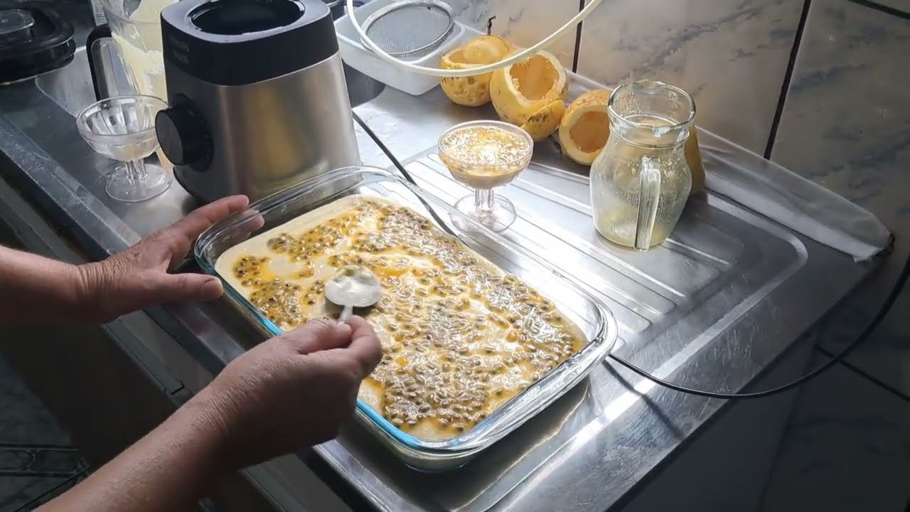 MOUSSE DE MARACUJÁ CREMOSA E FÁCIL DE FAZER