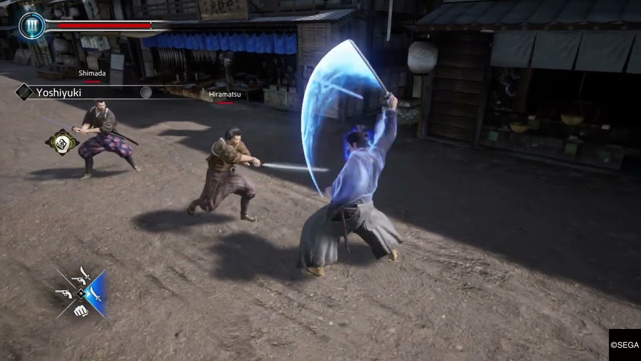 Like a Dragon: Ishin! Parry tech the game never told me existed.