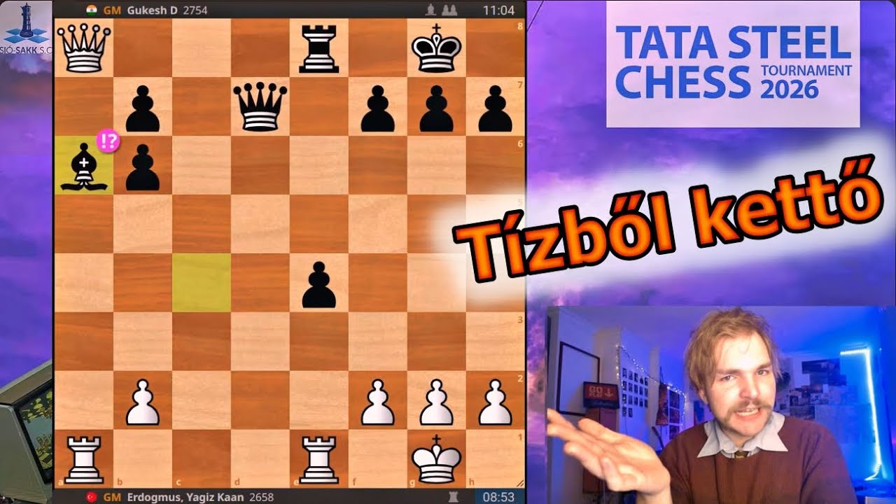 Tata Steel X //  Így Támadnak a Nagymesterek #33