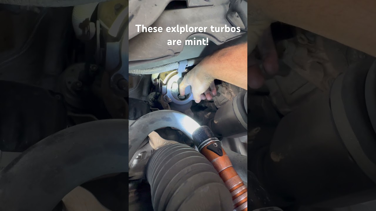 Explorer turbo failure, later on during my repair i found that the manifold was cracked in half too.