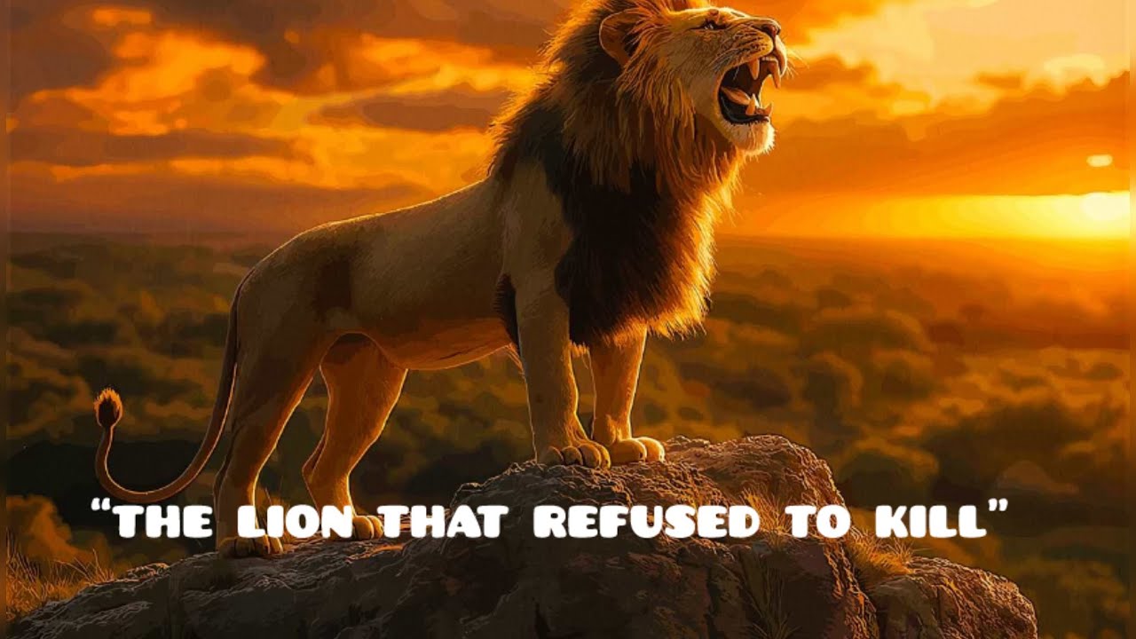 HE REFUSED TO KILL… “( THE LION BROKE THE RULE )”