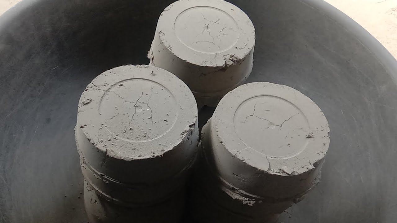 Pure cement rounds soft snappy crumbling 🤤😍|Satisfying video|Asmr puppys