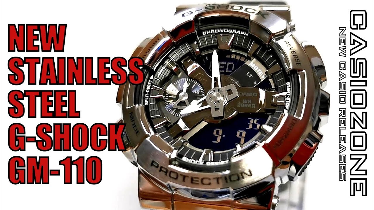 GM-110-1A Casio G-SHOCK Module 5553 Stainless steel 2020