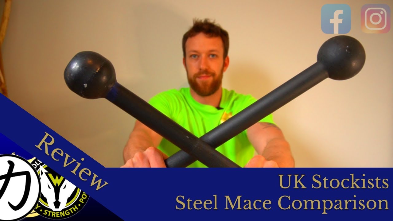 Сравнение стальных булав: Strength Shop UK против Wolverson Fitness