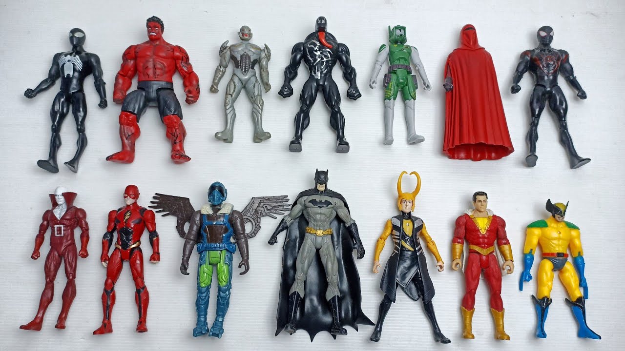 Koleksi Figure Super Hero | Review Figure Avengers dan DC, Venom, The Flash, Batman, Ultron,