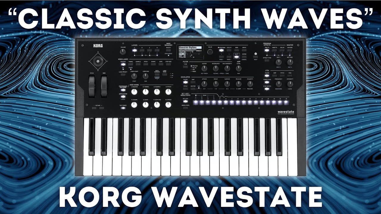 Korg Wavestate - "Classic Synth Waves" 40 Performances