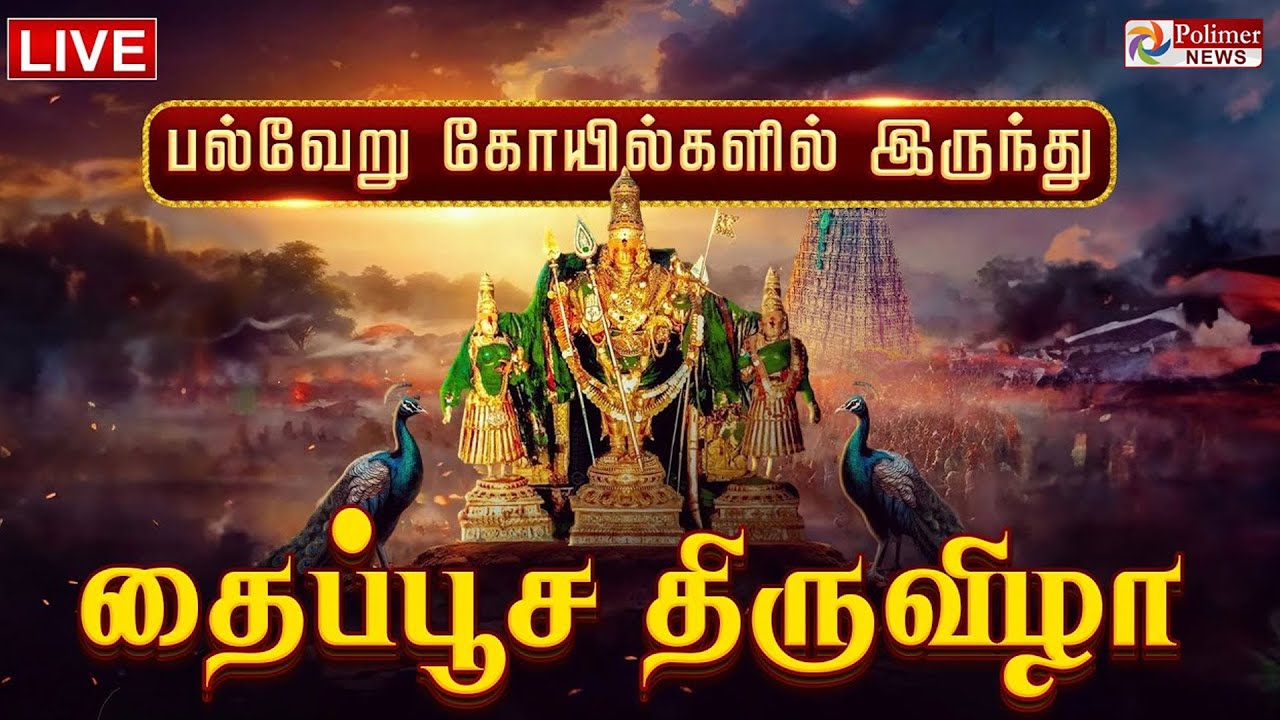 Thaipusam 2025 | தைப்பூச திருவிழா 2025 |பல்வேறு கோயில்களில் இருந்து நேரடி ஒளிபரப்பு Thaipoosam