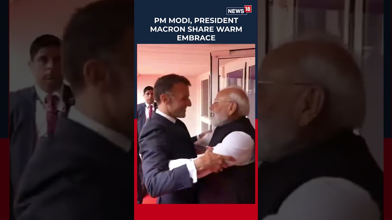PM Modi Warm Welcome by Macron in Nice | Bharat Innovates Event Set to Launch | India-France | N18S