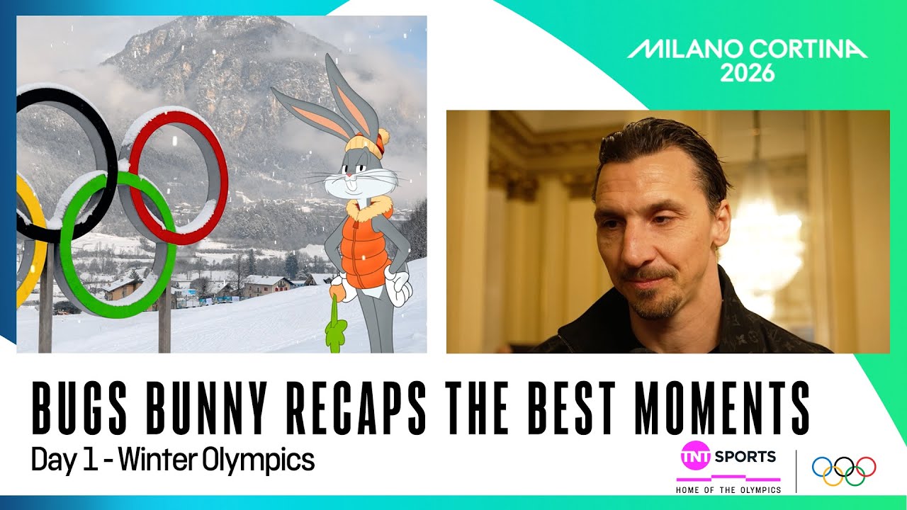 Day 1: The best moments so far of Milano Cortina 2026 with Bugs Bunny ✨