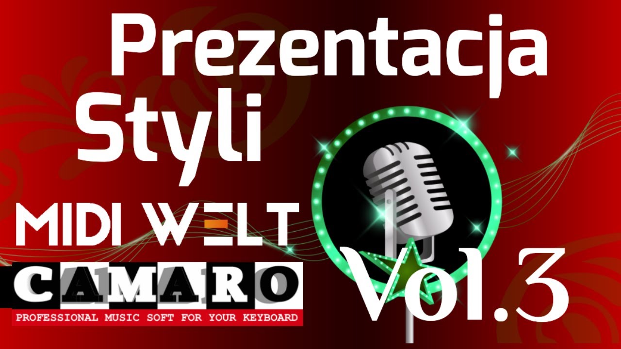 PREZENTACJA STYLI CAMARO24 oraz MIDI WELT na YAMAHA GENOS 2 cz.3