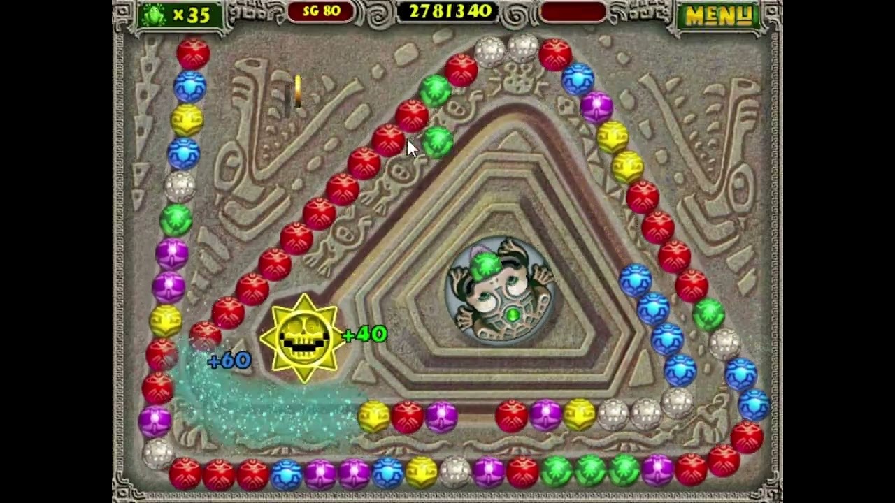Zuma Deluxe (Gauntlet Mode) Practice Mode SG 75 to SG 91 Landing Pad