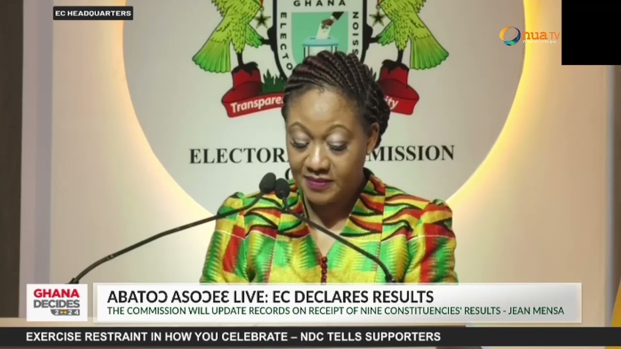 The EC declared Mahama as Ghana's elected president.