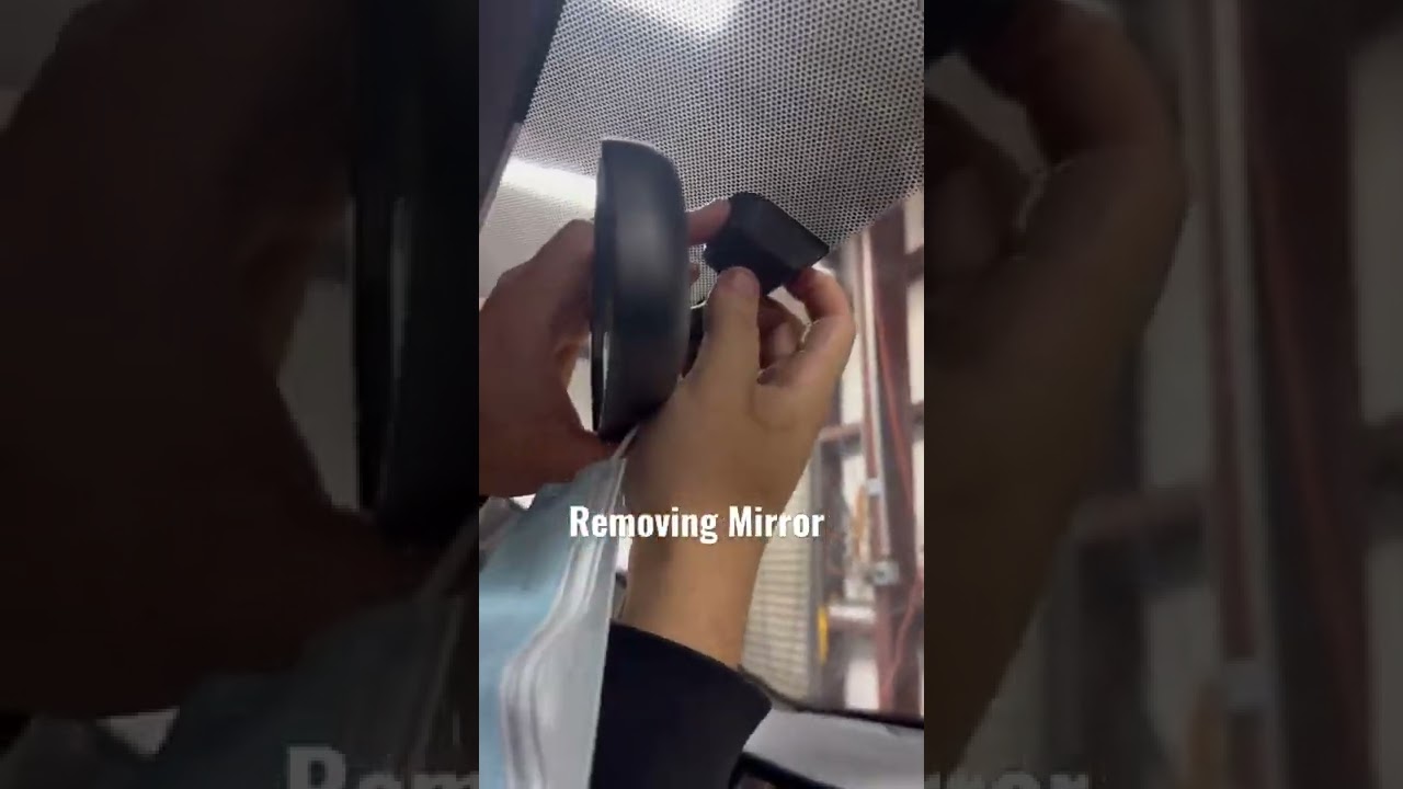 Removing Windshield Mirror