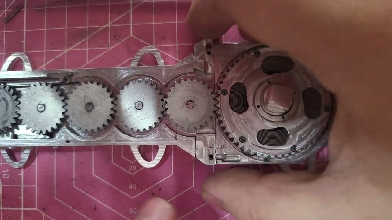 $1600 Ezio Hidden Blade Clock Work with safety switch(Tourbillon project V2)