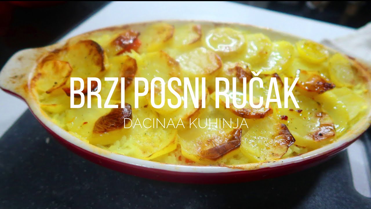 AKO RAZMI&Scaron;LJATE &Scaron;TA SUTRA ZA RUČAK BRZO I LAKO, OVAJ RECEPT JE PRAVI ZA VAS! BRZI POSNI RUČAK!!!