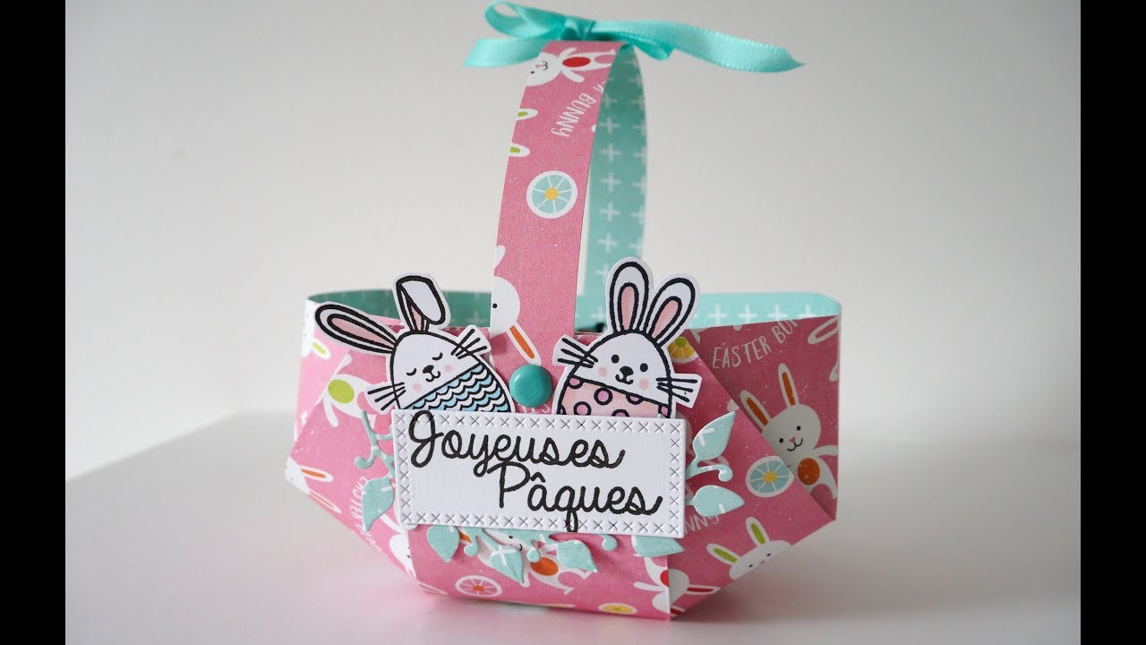Tutoriel panier de Pâques