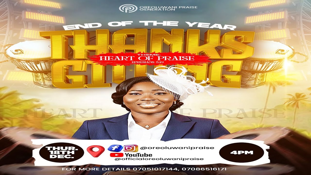 End of the Year Thanksgiving || Heart of Praise
