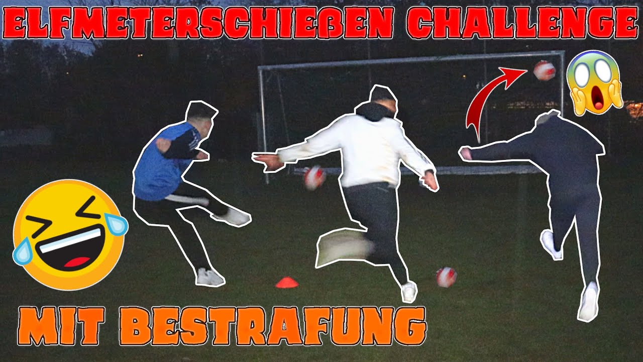 ELFMETERSCHIEßEN  mit BESTRAFUNG‼️🤕 (ARS*HSCHIEßEN⚽️)